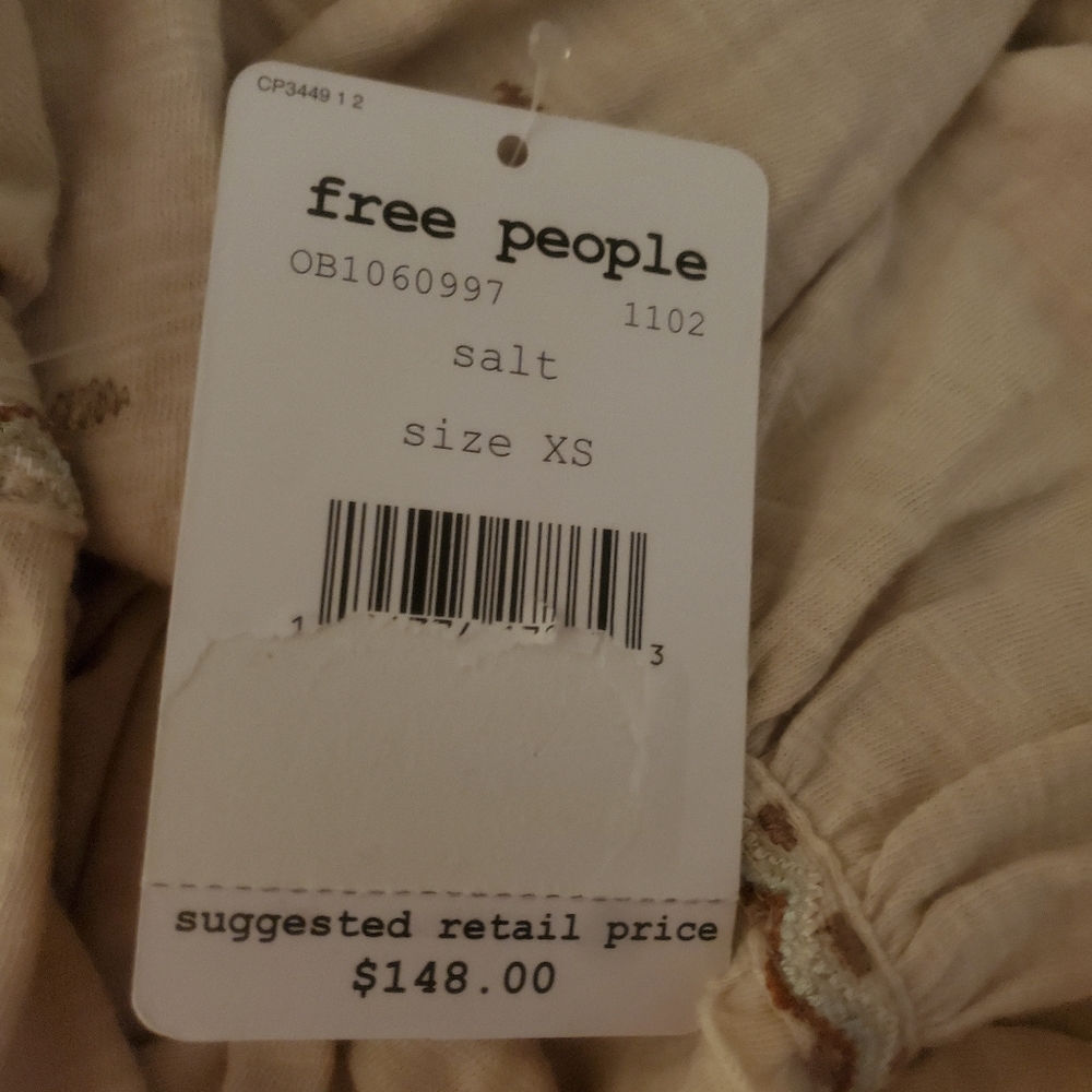 Free People Much Love Boho Tunic XS NWT - Picture 11 of 11